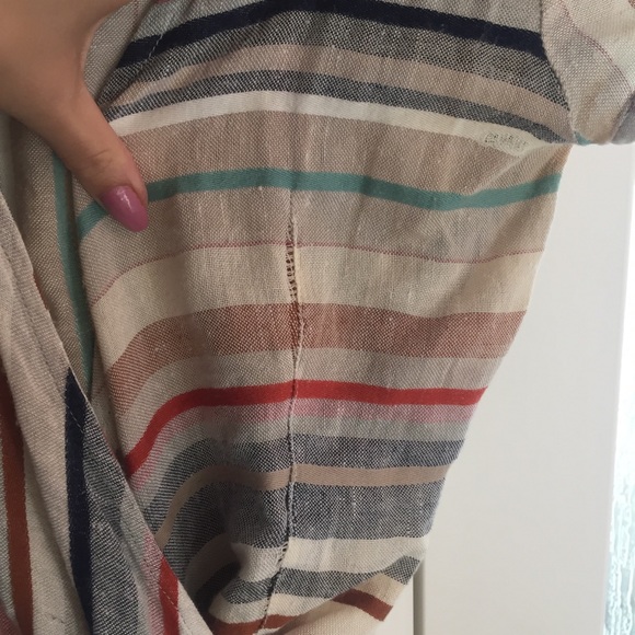 FREE PEOPLE | ‘Wrap It Up’ striped mini dress - Picture 11 of 12